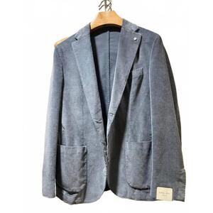 NEW L.B.M. 1911 men's corduroy blazer in light blue